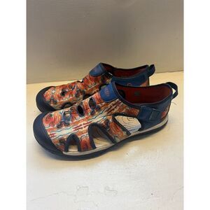 Keen Stingray Water Sandals Big Kids 7‎ - Women Size 8.5 Orange Blue Beach Swim
